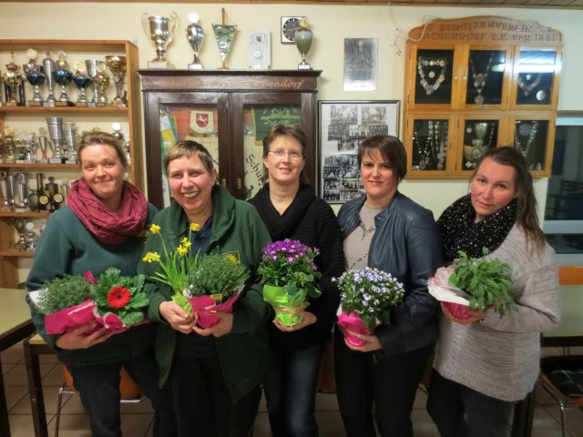 v. l. Siegerin Tanja Thies, Maja Röver, Anke Rosentreter, Bianca Bruns und Heike Hohl